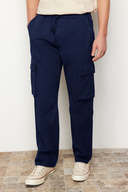 TRENDYOL MAN Ac?k Haki Unisex Regular Fit Lastikli Beli Baglamal? Kargo Cepli Pantolon TMNSS24PL00003 - Trendyolmilla фото 24