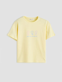 Bisiklet Yaka Bask?l? Kad?n Pijama Tak?m