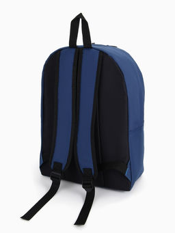 Рюкзак школьный на молнии, с карманом, однотонный, размер 30×14×41 см, синий
