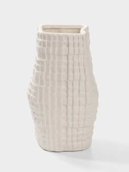 Ваза настольная керамика "Джорадо" 20х11 см, белый