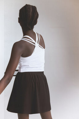 Top de deporte corto en DryMove - H&m фото 4