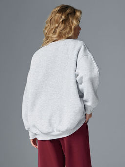 Утепленный свитшот оверсайз - NEVERLATE фото 2