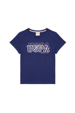 Детская темно-синяя футболка с круглым вырезом Неожиданная скидка в корзине - U.s. polo assn фото 2
