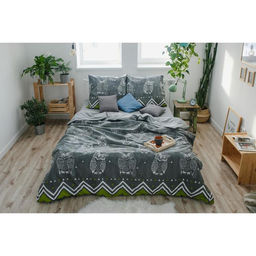 Постельное бельё Этель дуэт Ушастые совы (вид 1) 143 х 215 см - 2 шт., 220 х 240 см, 70 х 70 см - 2 шт  фото 2