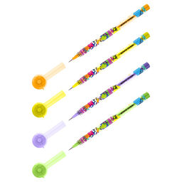 Цена за 2 шт. Карандаш ч/гр. Мульти-Пульти "Енот в городе" с ластиком, сегментный (КС_53325)