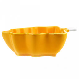"Елка" Салатник фарфоровый 250мл, 12,8х14,8х4,9см, мандариновый (Китай)
