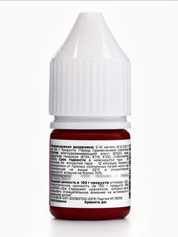 Цена за 2 шт. Гелевый краситель Art Color, красный бархат, 12 мл