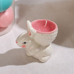 Подставка для яйца Доляна Зайка, 85,57,5 см, цвет розовый  фото 3