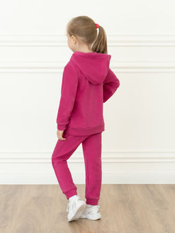 Костюм детский флисовый фуксия 7043г(ш) (104, 56)