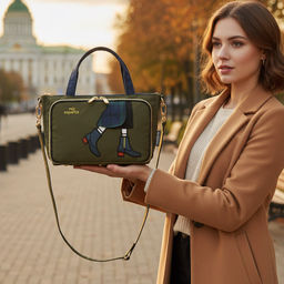 Сумка A-ZP-1108-Green - Ferro фото 6