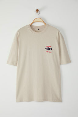 TRENDYOL MAN Siyah Oversize/Genis Kesim Basic %100 Pamuklu T-Shirt TMNSS22TS0318 - Trendyolmilla фото 138