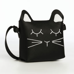 Сумка детская на магните, цвет чёрный