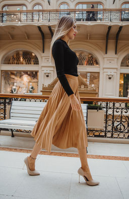 Юбка гофре - Donna saggia фото 2