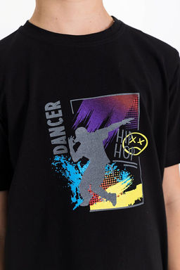 Футболка М225022Па черный