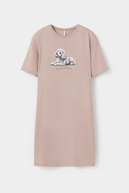 Е 10065/кофейный сорочка ночная жен - Very neat фото 2