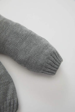 Полосатый свитер для маленьких мальчиков - Defacto фото 3