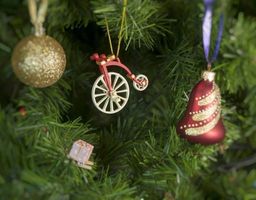 Елочная игрушка - Ретро Велосипед 3020 Classic