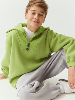 Свитшот Лайм утепленный 7+