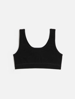 Майка детская Acoola Darla черный хлопок с эластаном  фото 4