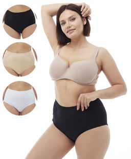 Трусы женские слипы Vanessa 6924 хлопок, эластан размеры XL, 2XL, 3XL