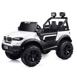 Электромобиль "Профи" на аккумуляторе, с р/у управлением, в коробке (белый)