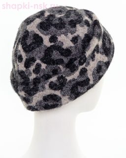 Алиса экомех ягуар трикотаж флис Шапка флис (56-58)