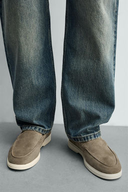CASUAL LEATHER LOAFERS - Zara фото 10