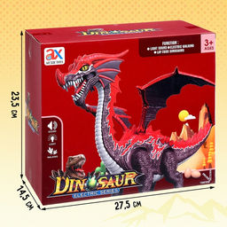 Динозавр «Дракон», световые и звуковые эффекты, работает от батареек
