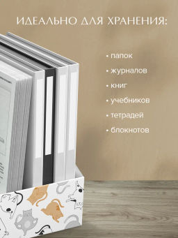 VAL CT-VP-300 Лоток - органайзер для бумаг, 30*23*20 см., набор 2 шт., КОТИКИ , шт