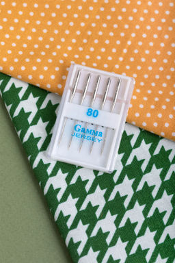 Иглы для быт. шв. машин Gamma NT № 80 для трикотажа 5 шт в блистере №80