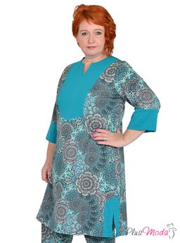 Туника Модель №1207 размеры 44-84 - Plusmoda фото 4