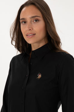 Kad_n Siyah Uzun Kollu Basic G_mlek Sepette S_rpriz _ndirim - U.s. polo assn фото 2