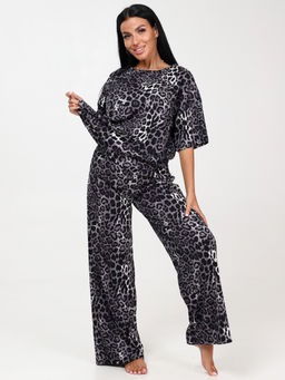 02 ЖЕНСКИЙ КОСТЮМ (брюки) (Серый леопард) - А-дина фото 2