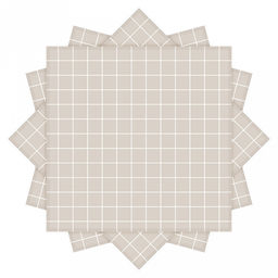 Комплект столовый 7пр "Сардиния"/"Сардиния" клетка: скатерть 180х150см, салфетка сервировочная 42х42см - 6шт, длина стола до 140см, на 6 персон, хлопок "Премиум" 186г/м2, "Домашняя мода" (Россия)