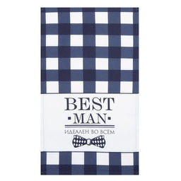 Набор кухонных полотенец Доляна Mens 35х60см-4шт, 100% хл  фото 3