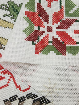 Рогожка Зимние развлечения, ш.1.5м, хлопок-100%, 165гр/м.кв, раппорт 63см - Купава фото 5