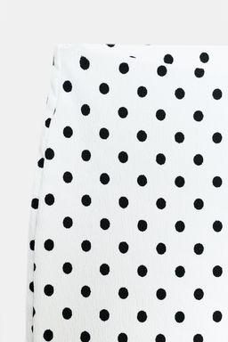 PANTALON FLARE STRETCH / Blanco / Negro - Zara фото 6