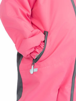 Комбинезон демисезонный розовый