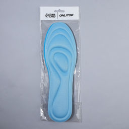 Стельки для обуви, универсальные, влаговпитывающие, р-р RU до 44 (р-р Пр-ля до 46), 28 см, пара, голубые - Onlitop фото 9