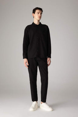 Брюки Jogger скинни из габардина