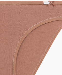 ATLANTIC 3CLP-001 Трусы бикини Bikini - набор 3 шт. светло-кофейный + светло-персиковый + кремовый  фото 6