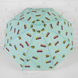 Зонт детский Траспорт 80*80*65 см МИКС, d: 80 см, трость:65 см - Simaland фото 4