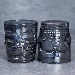 Стопка 6 штук 50 мл Череп / KL-S50 /уп 24/ графит - Галеонтрейд фото 4