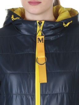 B19102 DK. BLUE Пальто демисезонное женское Aikesdfrs - Fashion фото 5