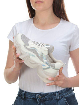 05-FDG101-2P WHITE Кроссовки женские (натуральная кожа) - Фабричный китай фото 2