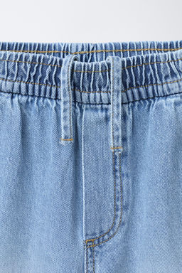 BERMUDA DENIM BAGGY CARPENTER / Azul - Zara фото 3