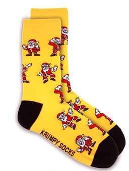 Носки НГ р.40-45 Wow Санта Рокер