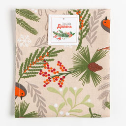 Полотенце Доляна Bullfinch 35х60 см, 100% хл, рогожка 164 г/м2  фото 5