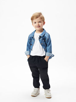 Beli Lastikli Basic Erkek Bebek Jean Pantolon - Waikiki фото 2