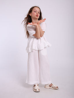 Костюм Пикми муслин белый, КМ-196-3 - От егорки до егора фото 7